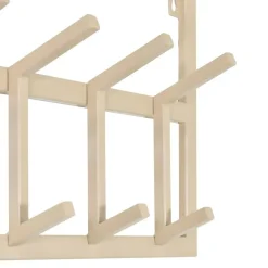 LOFT42 Kapstok Jaimy - Beige – Metaal – 6 dubbele haken - 80x35x30