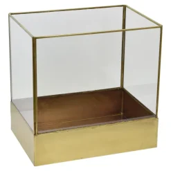 LOFT42 Liva Large Windlicht - Goud - Metaal - 30x21x30