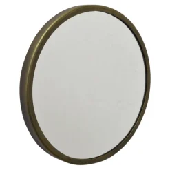 LOFT42 Mirror Spiegel Rond L Antiek Messing - Metaal - Ø45