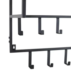 LOFT42 Petri XL Kapstok - 15 haken - Metaal - Zwart - 100x105x30