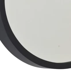 LOFT42 Spiegel Sona1 - Organische vorm - Metaal - Zwart - 67x36