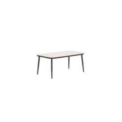 Lounge-diningtafel voor Bologna/Diamo/Teramon - 160x90 cm - zwart
