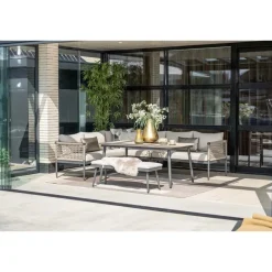 Lounge-diningtafel voor Bologna/Diamo/Teramon - 160x90 cm - zwart