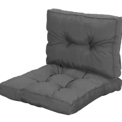 Loungekussen Florence rug - grijs - 60x43 cm