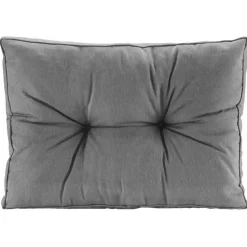 Loungekussen Florence rug - grijs - 60x43 cm