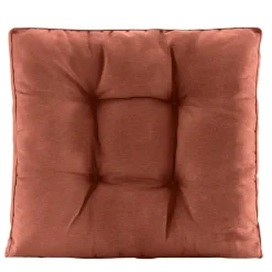 Loungekussen Florence rug - terracotta - 73x73 cm
