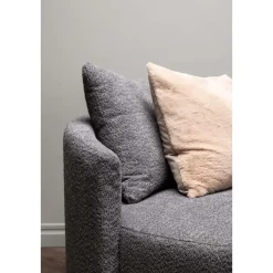 Loveseat Teddy Grijs - Zithoogte 40cm - 118x118x72cm - Kelso