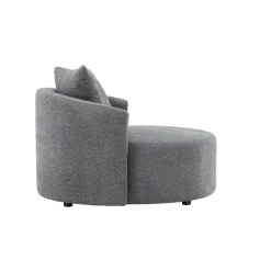 Loveseat Teddy Grijs - Zithoogte 40cm - 118x118x72cm - Kelso