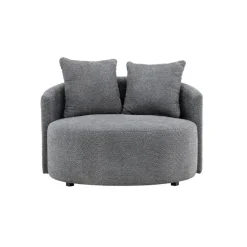 Loveseat Teddy Grijs - Zithoogte 40cm - 118x118x72cm - Kelso
