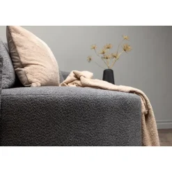 Loveseat Teddy Grijs - Zithoogte 40cm - 118x118x72cm - Kelso