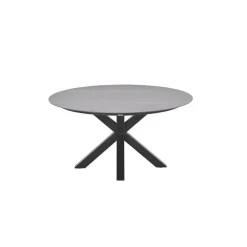 Lowland tafel - Ø150 cm - carbon black - Centostone Napoli grey