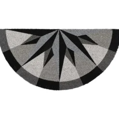 Luance Cozy Step Deurmat - anti slip - half maan - 75 x 37 cm