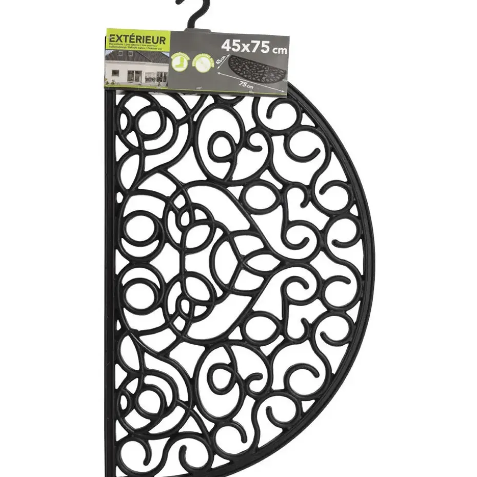 Luance Cozy Step Deurmat - anti slip - half maan - 75 x 45 cm