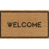 Luance Deurmat - anti slip - rechthoek - Welcome - 60 x 33 cm