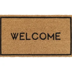 Luance Deurmat - anti slip - rechthoek - Welcome - 60 x 33 cm