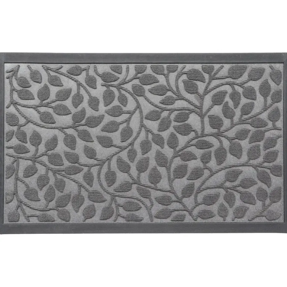 Luance Deurmat - donkergrijs - rubber - rechthoek - 75 x 45 cm