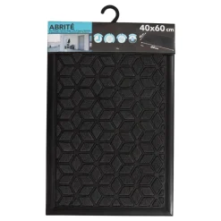 Luance Deurmat - Long Island - zwart - kunststof - 40 x 60 cm