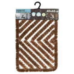 Luance Deurmat - staal / kokosvezel - rechthoekig - 40 x 60 cm