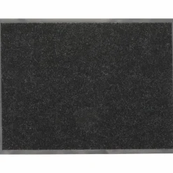 Luance Deurmat - zwart - 80x60 cm - PVC-polyester - droogloopmat