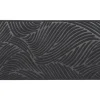 Luance Deurmat Vague - zwart - rubber - rechthoek - 75 x 44 cm