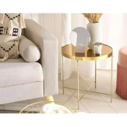 LUCEA - Bijzettafel - Goud - IJzer