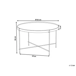 LUCEA - Salontafel - Goud - IJzer