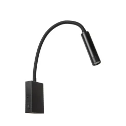 Lucide ALEC Wandspot - Zwart