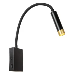 Lucide ALEC Wandspot - Zwart