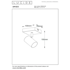 Lucide AMIGO Plafondspot - Wit