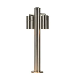 Lucide ARNE-LED Sokkellamp - Mat chroom