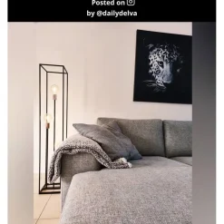 Lucide ARTHUR Vloerlamp - Zwart