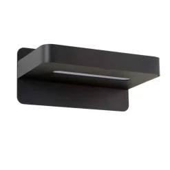 Lucide bedlamp Atkin - zwart - 14x25x11,5 cm