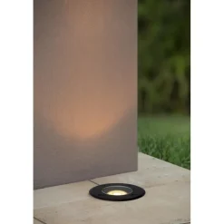 Lucide BILTIN Grondspot - Zwart