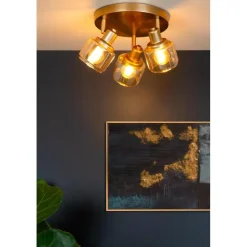 Lucide BJORN Plafondspot - Mat Goud / Messing