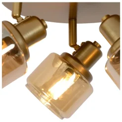 Lucide BJORN Plafondspot - Mat Goud / Messing