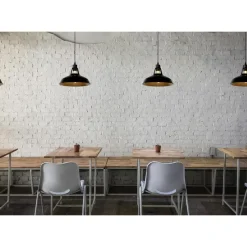 Lucide BRASSY-BIS Hanglamp - Zwart