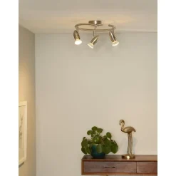 Lucide CARO-LED Plafondspot - Mat chroom