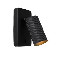 Lucide CLUBS Bedlamp - Zwart