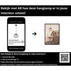 Lucide DANZA Hanglamp - Zwart