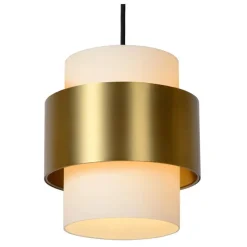 Lucide FIRMIN Hanglamp - Mat Goud / Messing