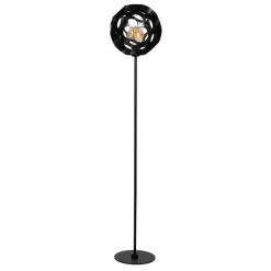 Lucide HANNELORE Vloerlamp - Zwart