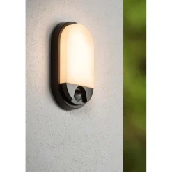 Lucide HUPS IR Wandlamp - Zwart