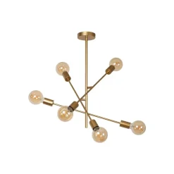 Lucide LESTER Plafonnière - Mat Goud / Messing