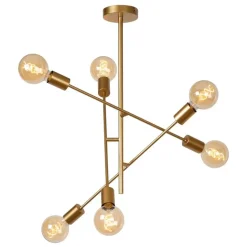 Lucide LESTER Plafonnière - Mat Goud / Messing