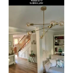 Lucide LESTER Plafonnière - Mat Goud / Messing