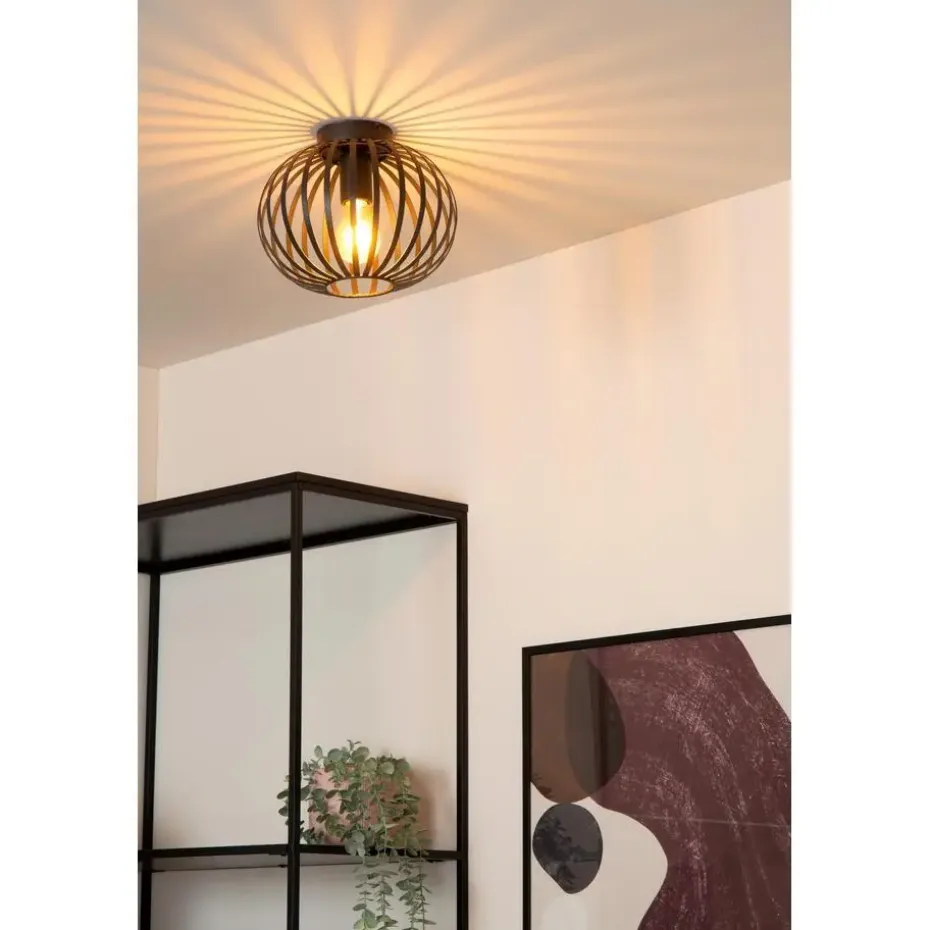 Lucide MANUELA Plafonnière - Zwart