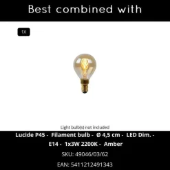 Lucide MANUELA Wandlamp - Zwart