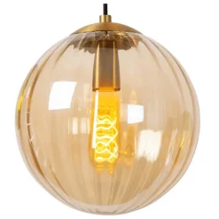 Lucide MONSARAZ Hanglamp - Amber