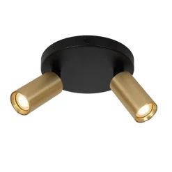 Lucide RITMO Plafondspot - Mat Goud / Messing