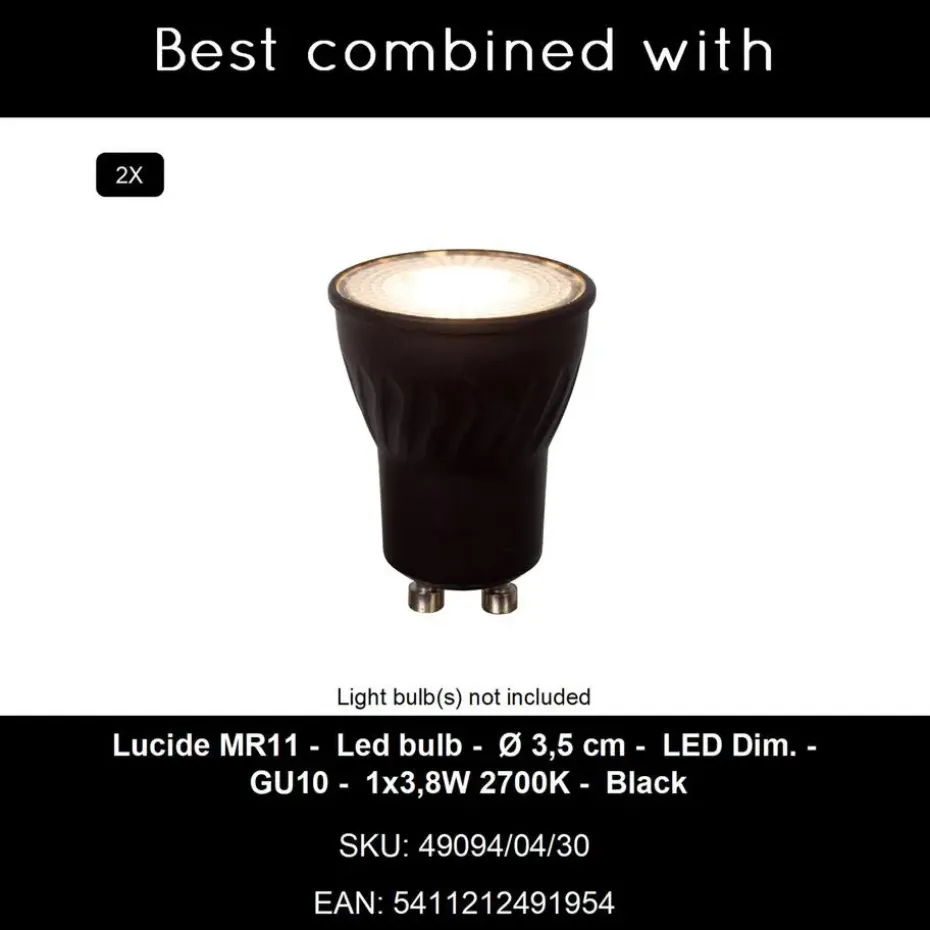 Lucide RITMO Plafondspot - Mat Goud / Messing